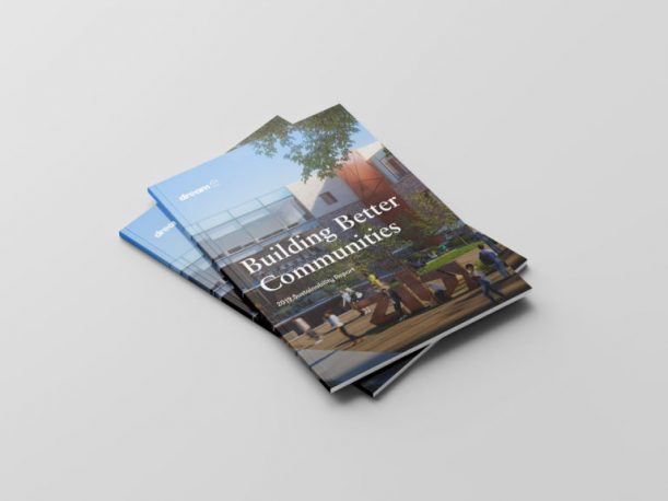 2019 Sustainability Report brochure mock up